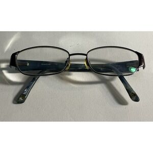 Bebe BB5047 Fresh Sky 135 Eyeglasses Frames Blue Metal Rim